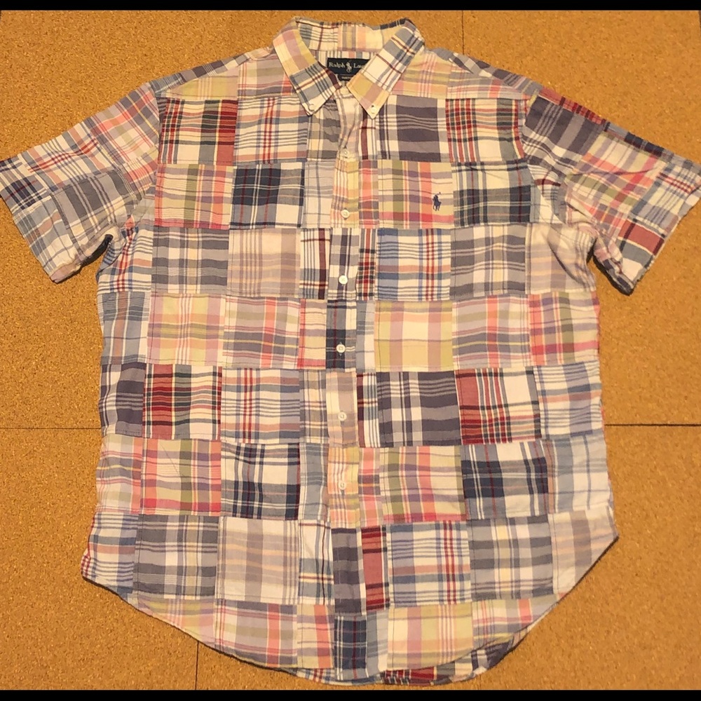 Vintage Polo Ralph Lauren Patchwork Button Up